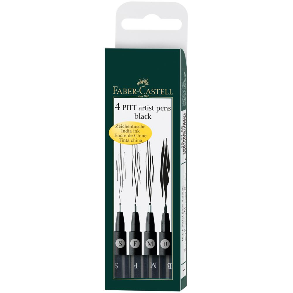 PITT Artist Pens 4/Pkg by Faber-Castell