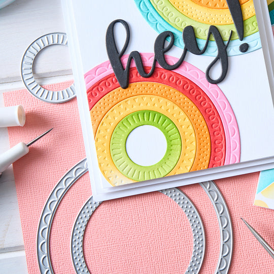 Border Party Circles Framelits Dies