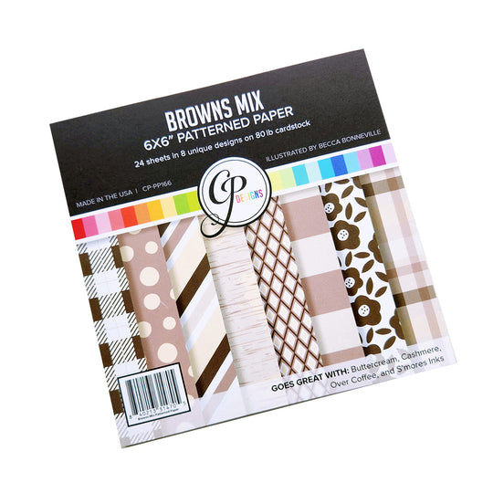 Browns Mix Patterned Paper