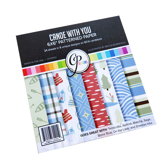 Canoe with You Patterned Paper