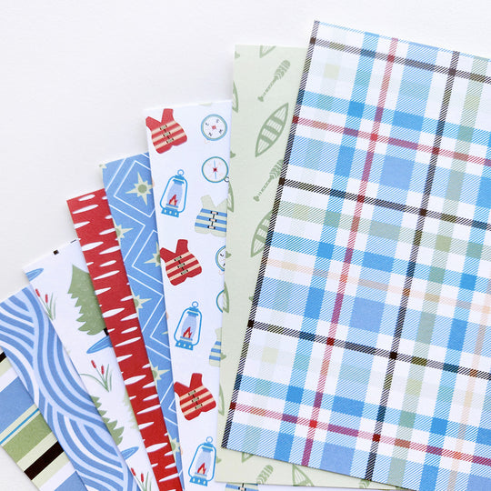 Canoe with You Patterned Paper