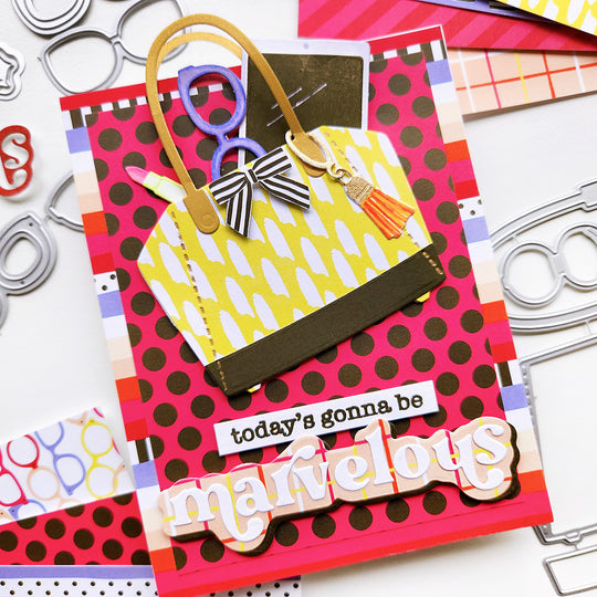 Marvelous tote bag purse card