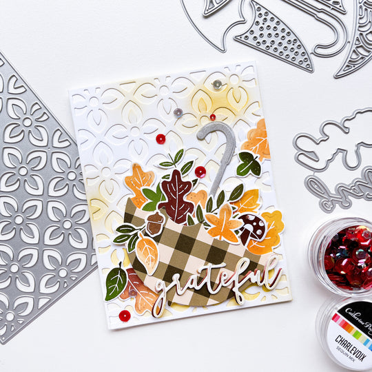 Grateful Layered Word Die