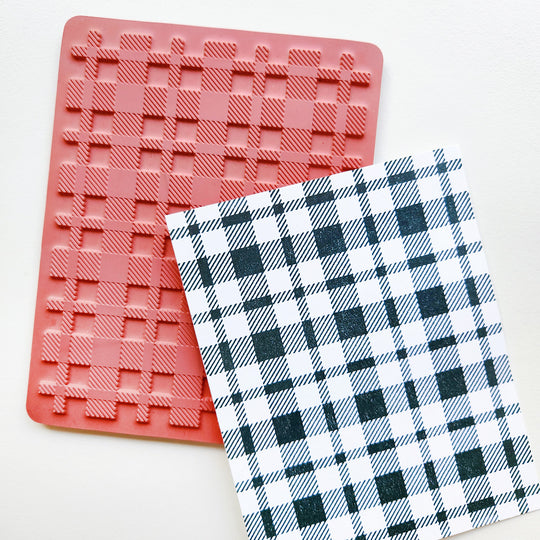 Flannel Background Stamp