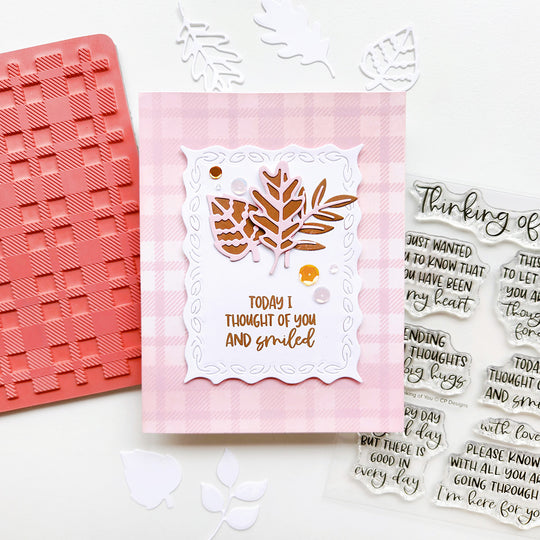 Inside Out Thinking of You Sentiments Stamp Set