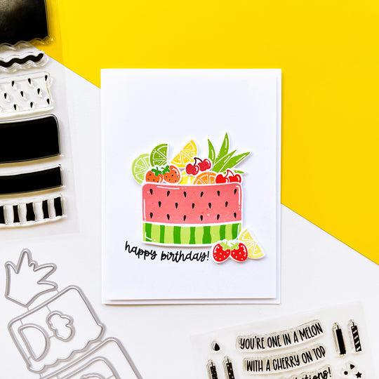 Party Pieces & Sentiments Stamp Set