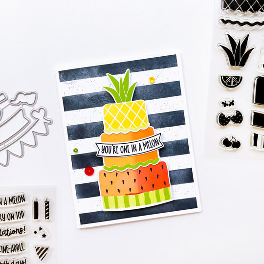 Party Pieces & Sentiments Stamp Set