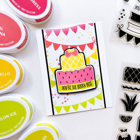 Party Pieces & Sentiments Stamp Set