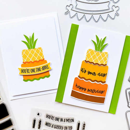 Party Pieces & Sentiments Stamp Set