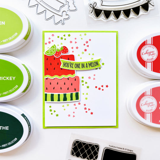 Party Pieces & Sentiments Stamp Set