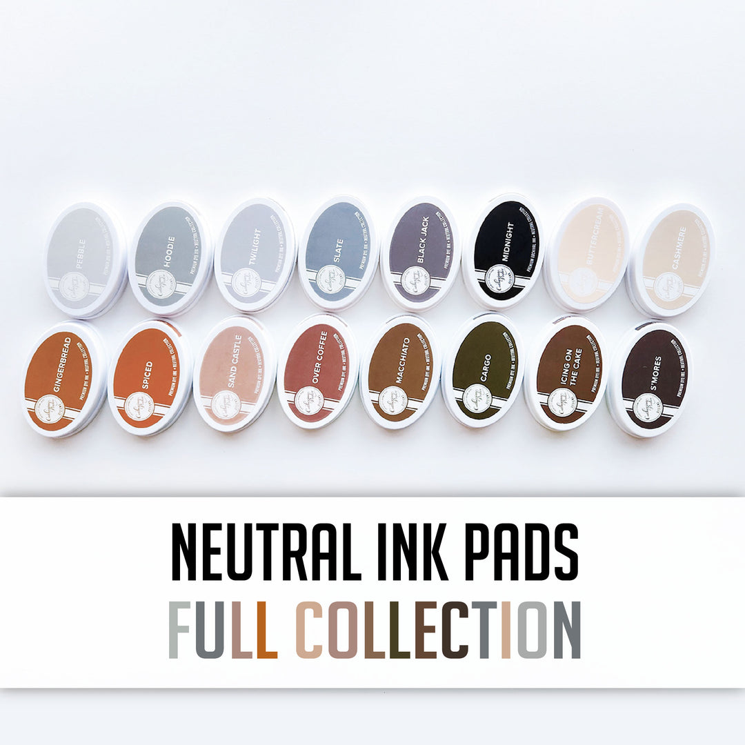 Neutrals Ink Collection: Ink Pad Bundle 16 colors
