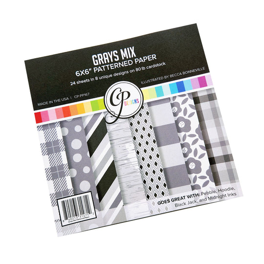 Grays Mix Patterned Paper