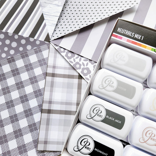 Grays Mix Patterned Paper