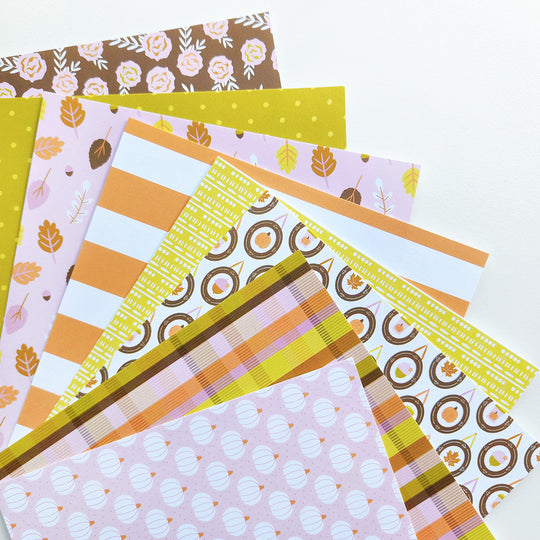 Hall of Fall Patterned Paper