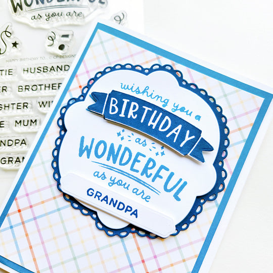 Happy Birthday To... Sentiments Stamp Set