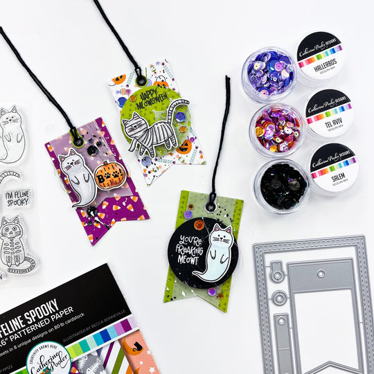 Feline Spooky Patterned Paper