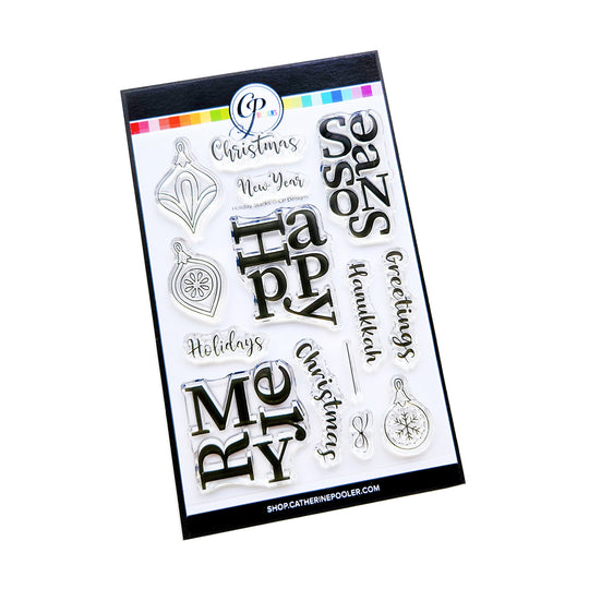 Holiday Stacks Sentiments Stamp Set