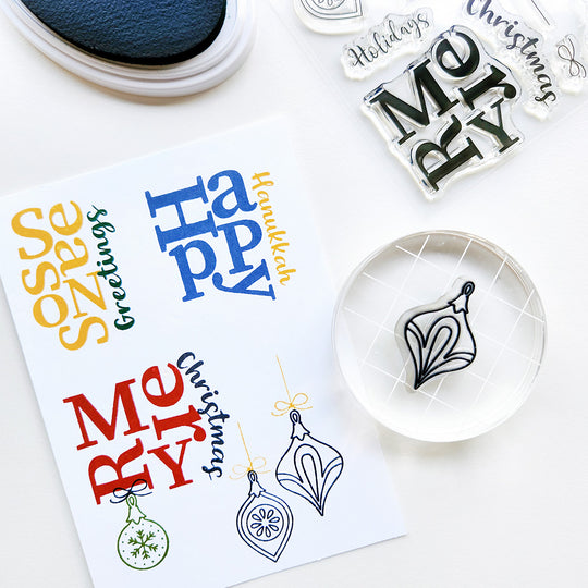 Holiday Stacks Sentiments Stamp Set