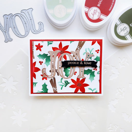 Festive Joy Word Die