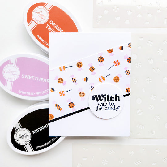 Ghostly Greetings Sentiments Stamp Set