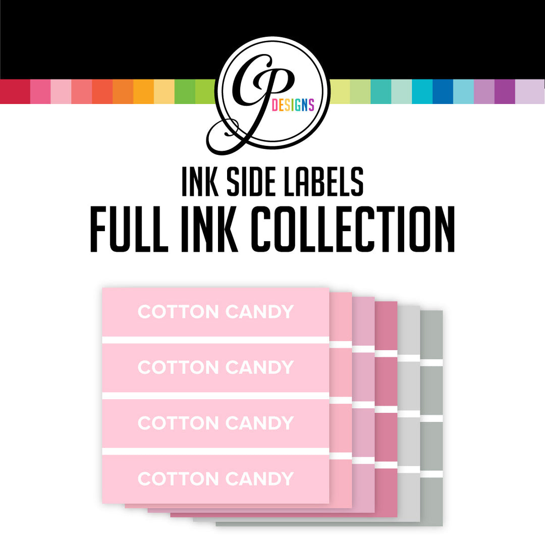 Full Collection Ink Pad Side Labels 124 Colors