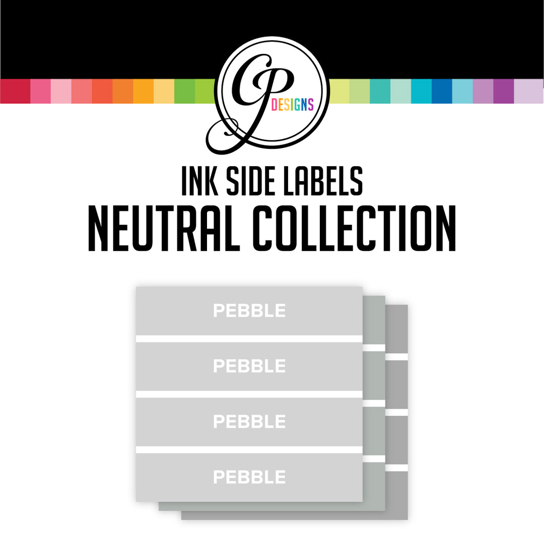 Neutral Collection Ink Pad Side Labels 16 Colors