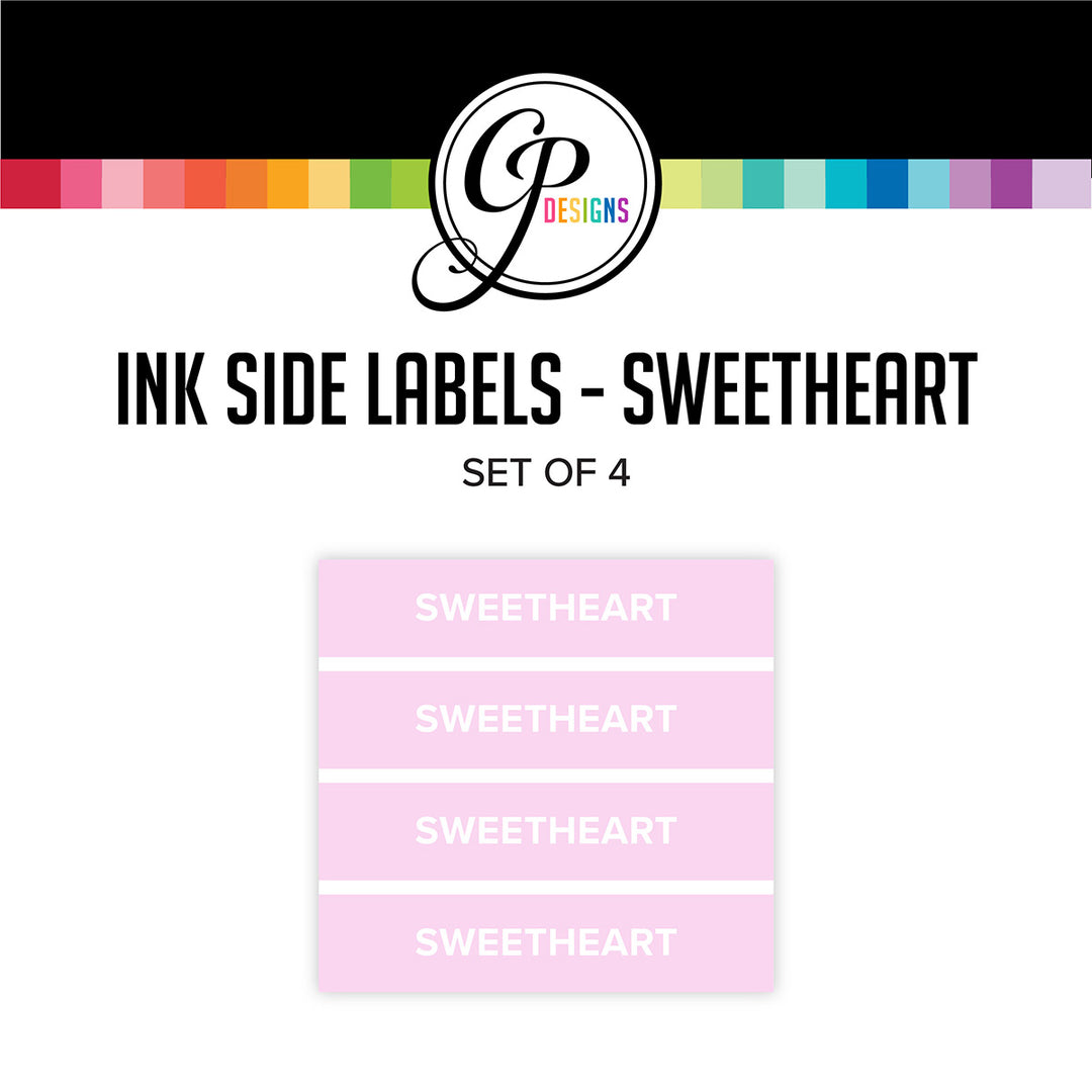 Sweetheart Ink Pad Side Labels