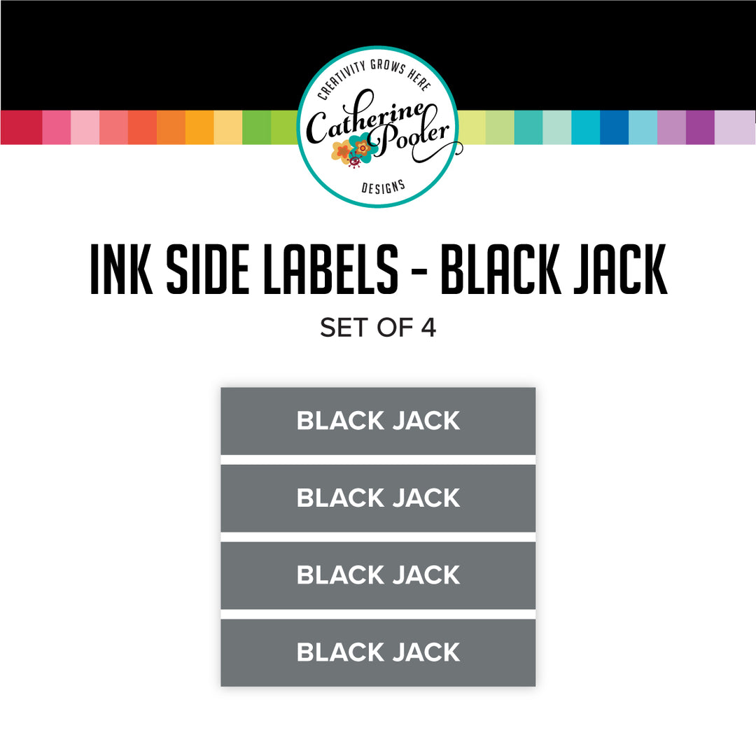 Black Jack Ink Pad Side Labels