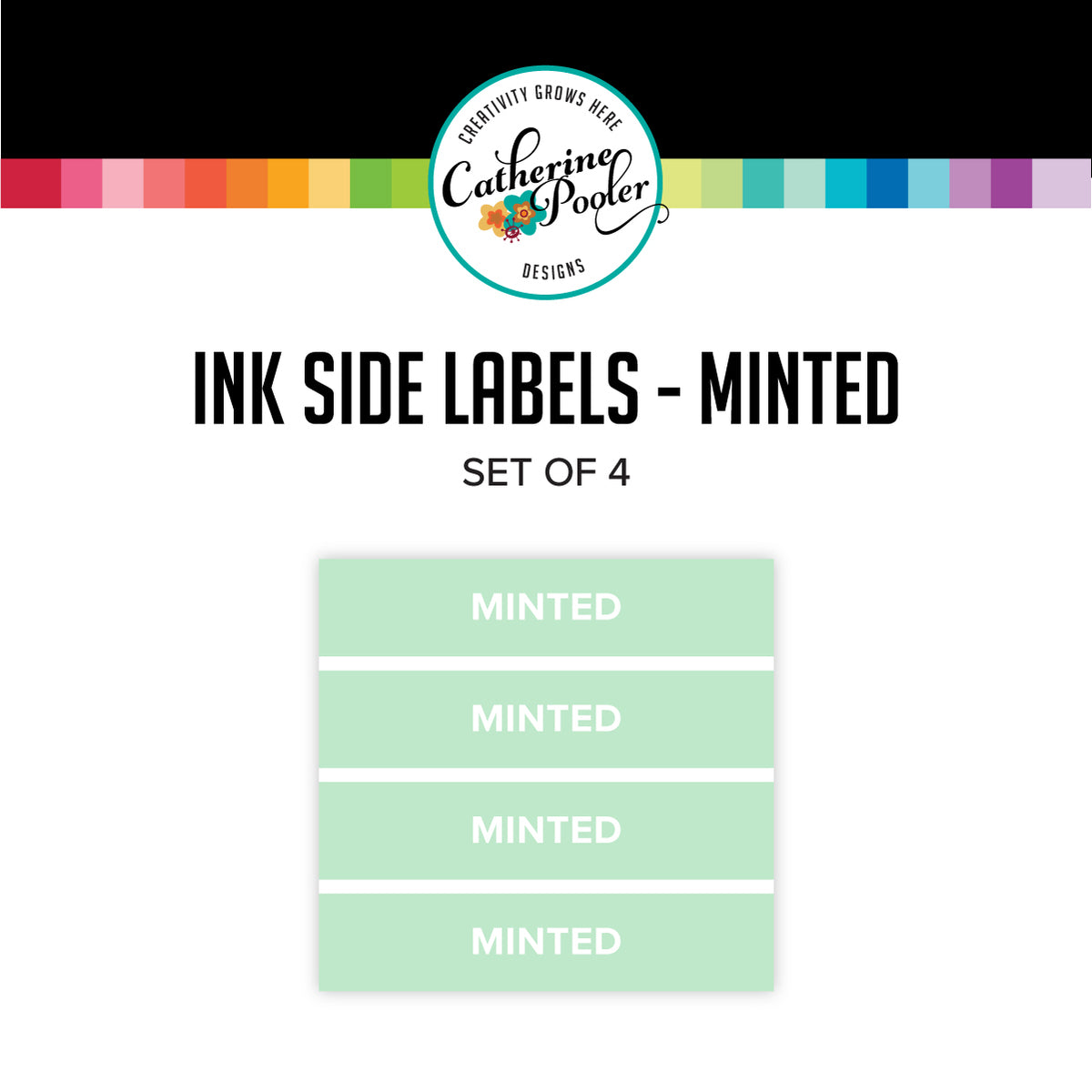 Minted Ink Pad Side Labels Catherine Pooler Designs