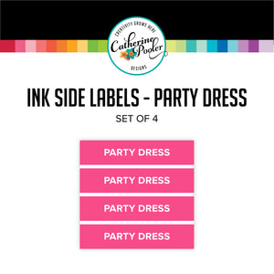 Party Dress Ink Pad Side Labels