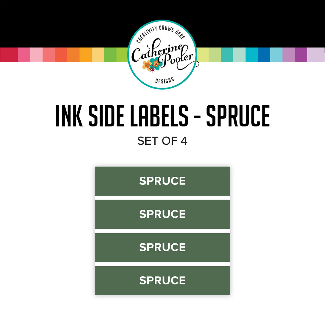 Spruce Ink Pad Side Labels