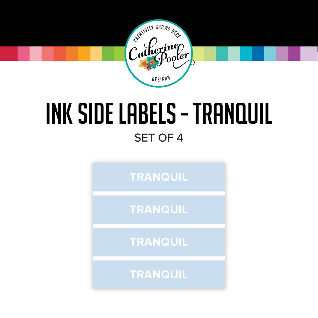 Tranquil Ink Pad Side Labels
