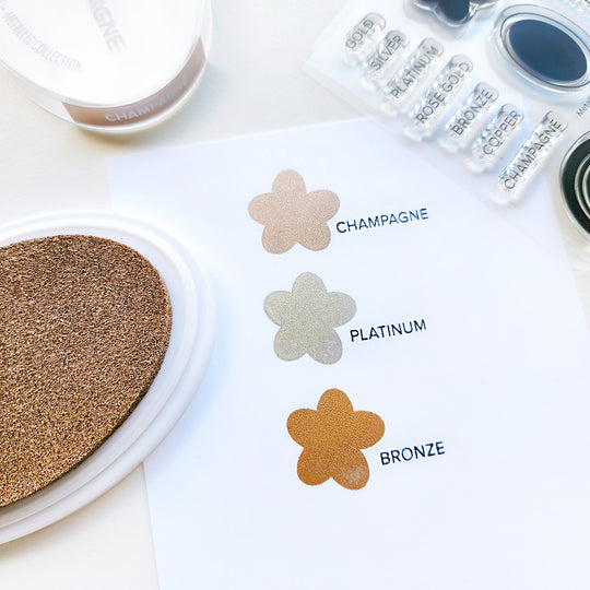 Metallic Colors Stamp Set