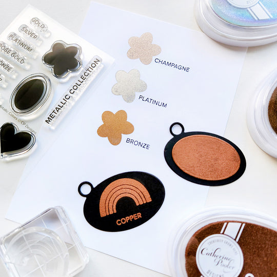 Metallic Colors Stamp Set