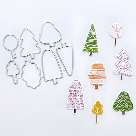 Printed Trees Dies