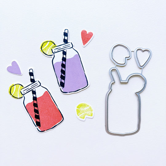 Serving Love mason jars die cut
