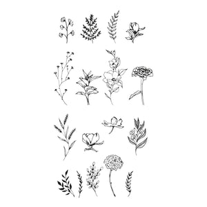 Garden Botanicals Stamp Set by Sizzix