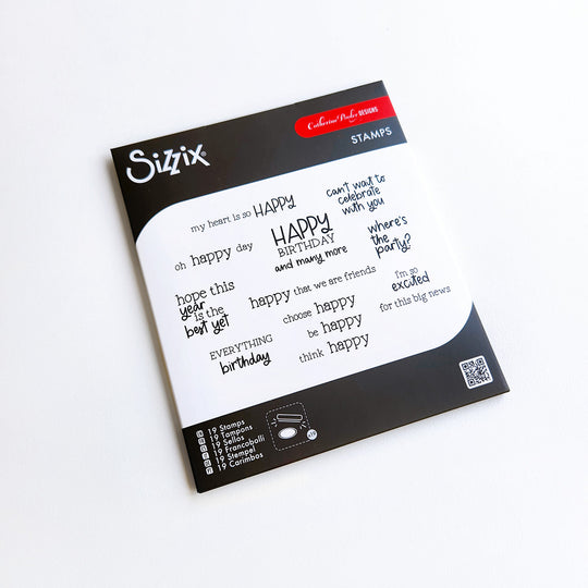 Happy Everything Sentiments Stamp Set