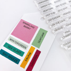 Spa Colors Stamp Set