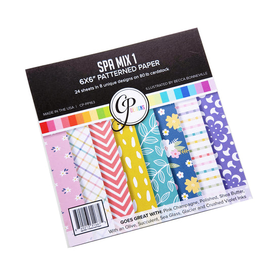 Spa Mix 1 Patterned Paper