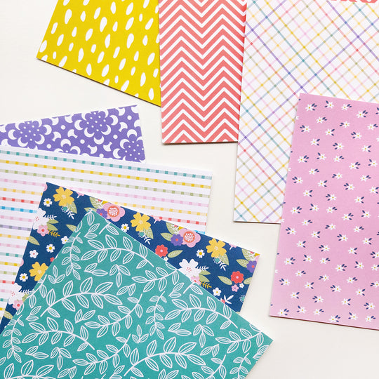 Spa Mix 1 Patterned Paper