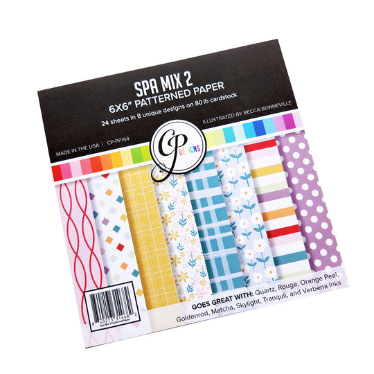 Spa Mix 2 Patterned Paper