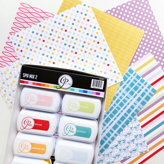 Spa Mix 2 Patterned Paper