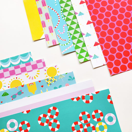 Summer Splash 12x12 Patterned Paper
