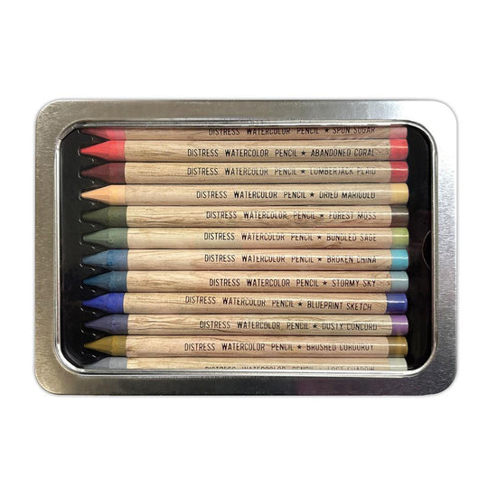 Distress Watercolor Pencils Set 6 by Tim Holtz