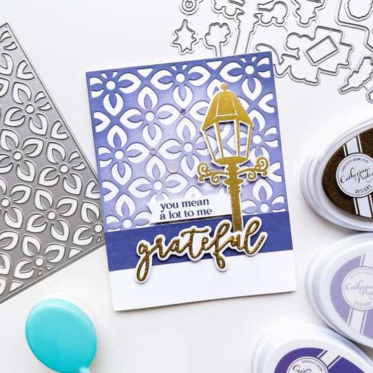 Grateful Layered Word Die