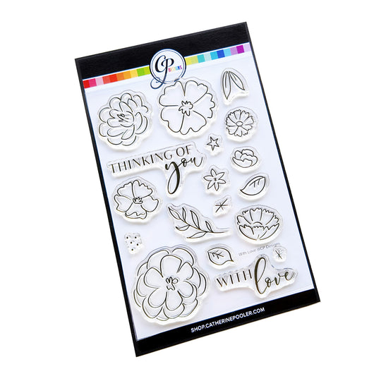 With Love Floral Stamp Set