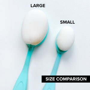 Large /  Small Blending Brush Comparison