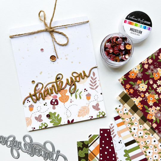 All in One Thank You Word Die