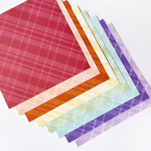 Apothecary Plaid Patterned Paper